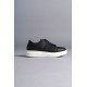 ALC Collection SLW151 Boost Bağcıklı Cilt Erkek Günlük Sneaker Ayakkabı CBT - Siyah