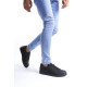 ALC Collection SLW165 Elite Bağcıklı Cilt Erkek Günlük Sneaker Ayakkabı CST - Siyah