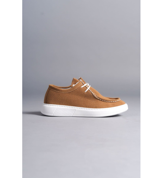 ALC Collection SLW170 Tornado Bağcıklı Süet Erkek Günlük Spor Klasik Ayakkabı SBT - Taba