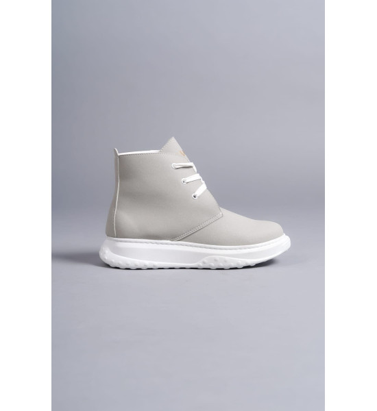 ALC Collection SLW204 Franca Bağcıklı Süet Erkek Spor Bot BT - Gri