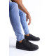 ALC Collection SLW165 Elite Bağcıklı Cilt Erkek Günlük Sneaker Ayakkabı CST - Siyah