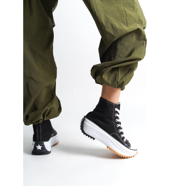 ALC Collection ROMA Bağcıklı Ortopedik Taban Kadın Sneaker Spor Ayakkabı  TBT - Siyah