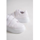ALC Collection VALENCIA Bağcıksız Cırt Cırtlı Ortopedik Taban Kadın Sneaker Spor Ayakkabı CBT - Beyaz