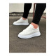ALC Collection JY507 Alone Bağcıklı Cilt Erkek Günlük Sneaker Ayakkabı CBT Beyaz