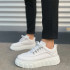 JY010 Cloud Bağcıklı Cilt Erkek Günlük Sneaker Ayakkabı CBT - Beyaz JY010 Cloud Bağcıklı Cilt Erkek Günlük Sneaker Ayakkabı CBT - Beyaz