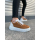 ALC Collection JY010 Cloud Bağcıklı Süet Erkek Günlük Sneaker Ayakkabı SBT - Taba/Beyaz