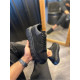 ALC Collection JY144 Volt Bağcıklı Süet Erkek Günlük Sneaker Yüksek Taban Ayakkabı SST Siyah