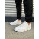 ALC Collection JY165 Elite Bağcıklı Cilt Erkek Günlük Sneaker Ayakkabı CBT - Beyaz