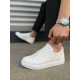 ALC Collection JY165 Elite Bağcıklı Cilt Erkek Günlük Sneaker Ayakkabı CBT - Beyaz