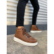 ALC Collection JY206 Ottawa Bağcıklı Ortopedik Taban Cilt Erkek Spor Bot CBT - Taba