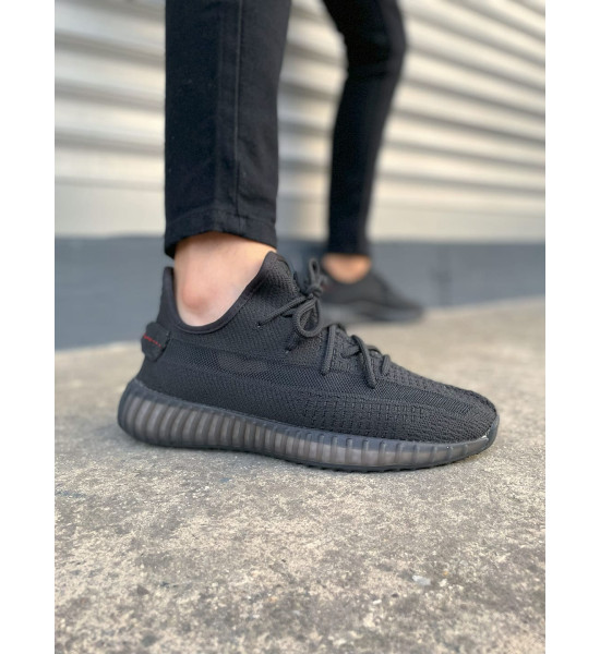 ALC Collection JY305 Pulse Bağcıklı Triko Kumaş Erkek Günlük Spor Ayakkabı TST - Siyah