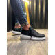 ALC Collection JY914 Drake Bağcıklı Cilt Erkek Günlük Sneaker Ayakkabı CBT Siyah