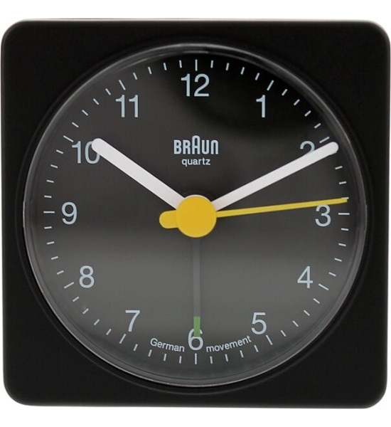 BRAUN BRAUN BNC002BKBK ALARMLI MASA SAATİ SİYAH KARE