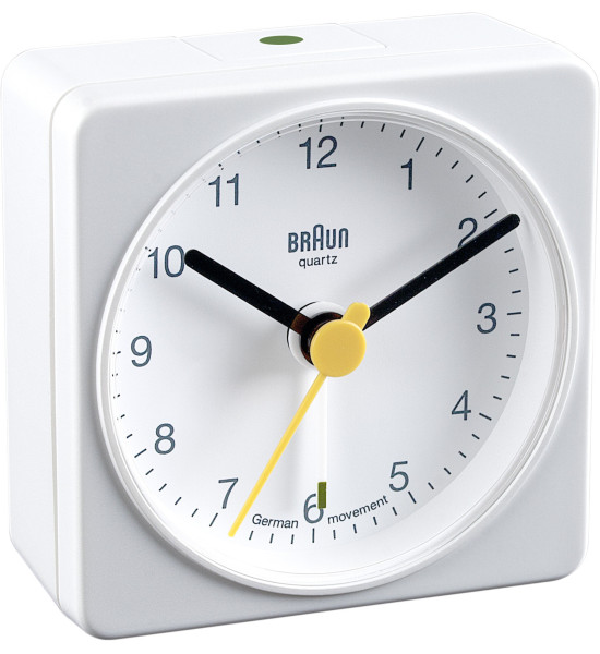 BRAUN BRAUN BNC002WHWH ALARMLI MASA SAATİ BEYAZ KARE