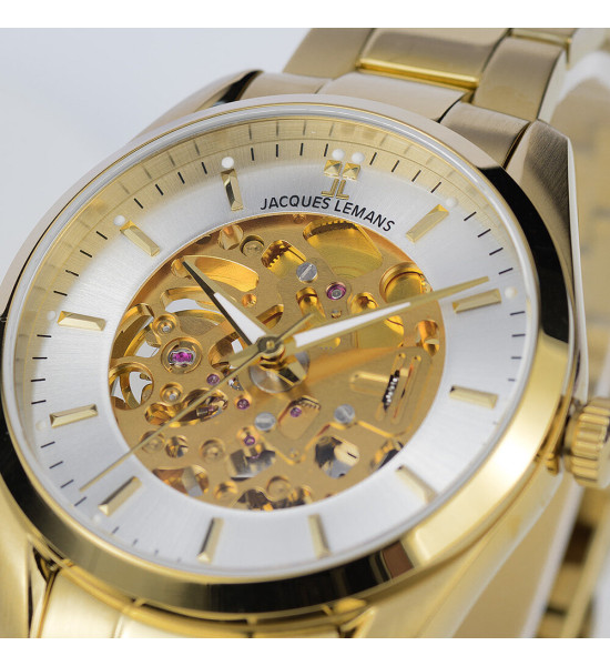 JACQUES LEMANS JACQUES LEMANS DERBY AUTOMATIC 1-2087J ERKEK KOL SAATİ