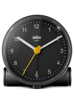 Orijinal Braun Bc01b Siyah Klasik Analog Alarmlı Masa Saati (2 Yıl Resmi Türkiye Garantili)