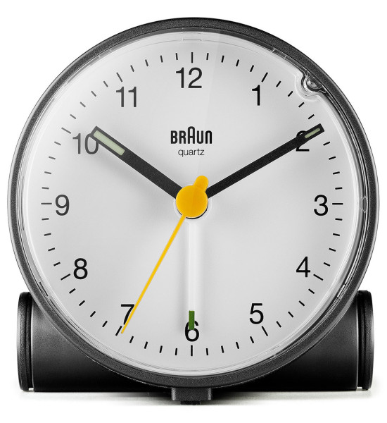 BRAUN & ZEON BRAUN BC01W BEYAZ KLASİK ANALOG ALARMLI MASA SAATİ