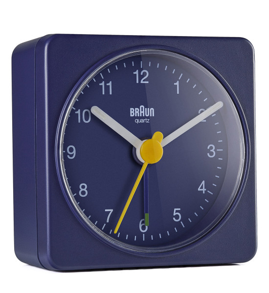 BRAUN BRAUN BC02BL MAVİ KLASİK SEYAHAT ANALOG ALARMLI MASA SAATİ
