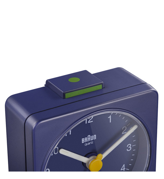 BRAUN BRAUN BC02BL MAVİ KLASİK SEYAHAT ANALOG ALARMLI MASA SAATİ