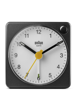Orijinal Braun Bc02xbw Siyah-Beyaz Klasik Seyahat Analog Alarmlı Masa Saati (2 Yıl Resmi Türkiye Garantili)