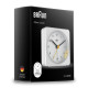 BRAUN BRAUN BC03W BEYAZ KLASİK SEYAHAT ANALOG ALARMLI MASA SAATİ