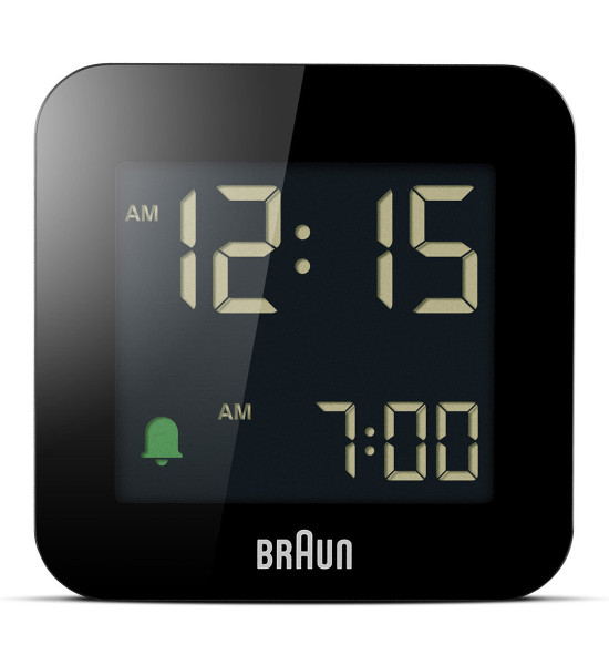 Braun BRAUN BC08B SİYAH KLASİK SEYAHAT DİJİTAL ALARMLI MASA SAATi