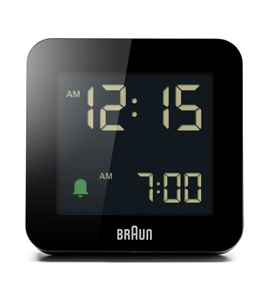 Braun BRAUN BC09B SİYAH DİJİTAL ALARMLI MASA SAATİ