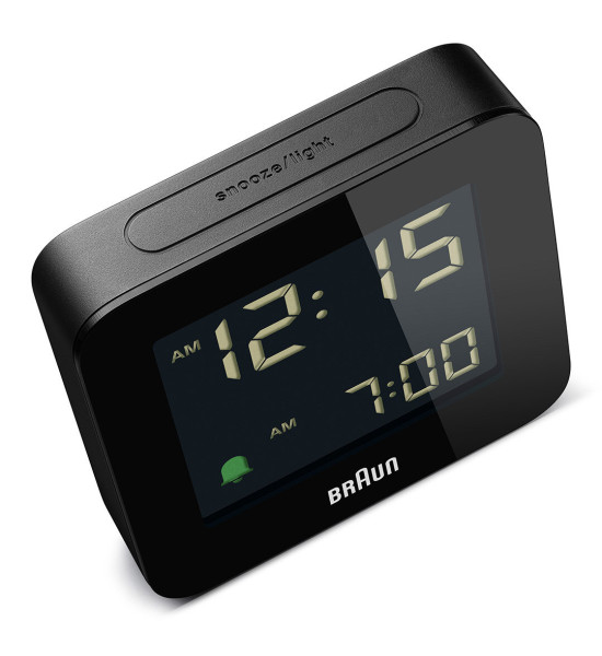Braun BRAUN BC09B SİYAH DİJİTAL ALARMLI MASA SAATİ