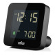 Braun BRAUN BC09B SİYAH DİJİTAL ALARMLI MASA SAATİ