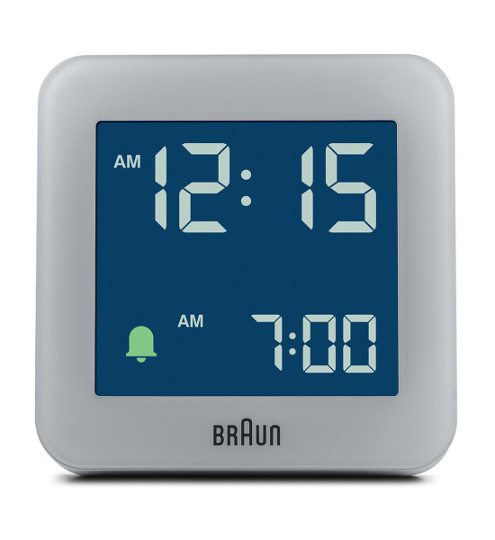 Braun BRAUN BC09G GRİ DİJİTAL ALARMLI MASA SAATİ
