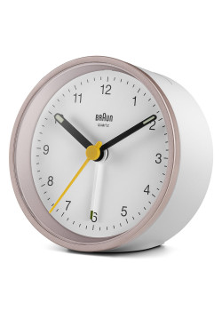 Orijinal Braun Bc12Pw Pembe-Beyaz Klasi̇k Analog Alarmli Masa Saati̇ (2 Yıl Türkiye Resmi Garantili)