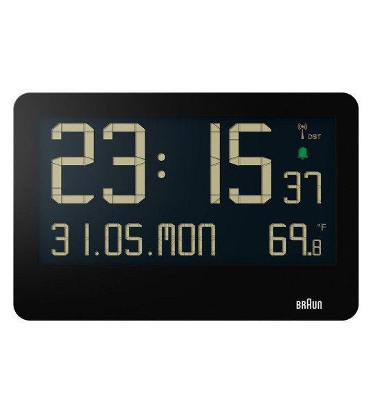 Braun BRAUN BC14B SİYAH DİJİTAL DUVAR SAATİ