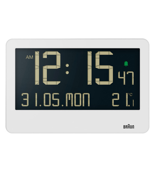 Braun BRAUN BC14W BEYAZ DİJİTAL DUVAR SAATİ