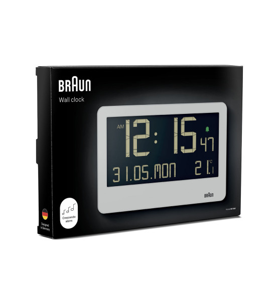 Braun BRAUN BC14W BEYAZ DİJİTAL DUVAR SAATİ