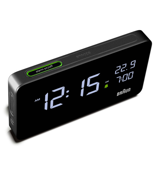Braun BRAUN BC20BEU SİYAH DİJİTAL ALARMLI MASA SAATi