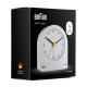 BRAUN BRAUN BC22W BEYAZ KLASİK ANALOG ALARMLI MASA SAATİ