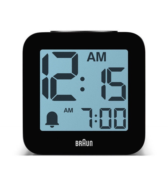BRAUN BRAUN BC25BP SİYAH TIME SPEAKING DİJİTAL ALARMLI MASA SAATi