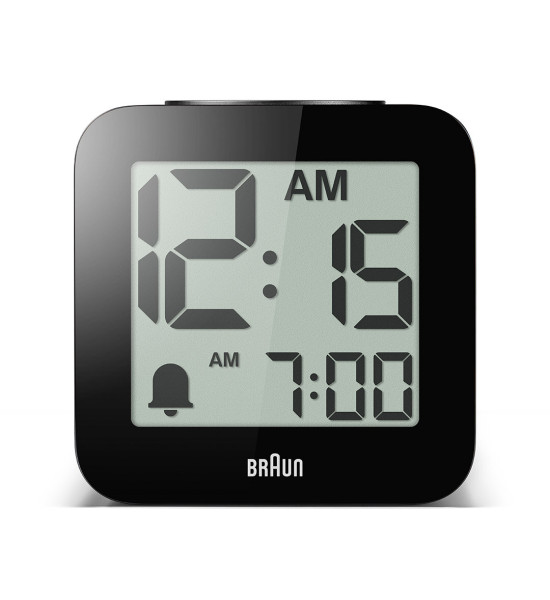 BRAUN BRAUN BC25BP SİYAH TIME SPEAKING DİJİTAL ALARMLI MASA SAATi
