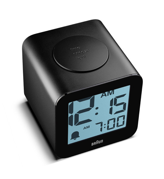 BRAUN BRAUN BC25BP SİYAH TIME SPEAKING DİJİTAL ALARMLI MASA SAATi