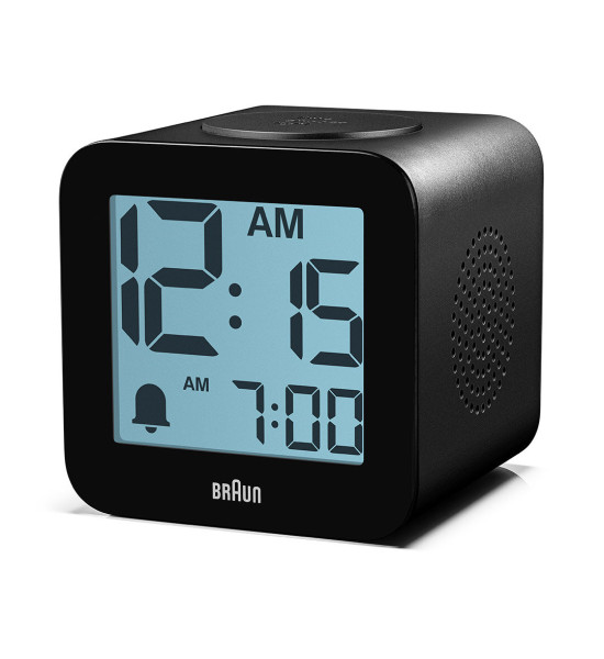 BRAUN BRAUN BC25BP SİYAH TIME SPEAKING DİJİTAL ALARMLI MASA SAATi