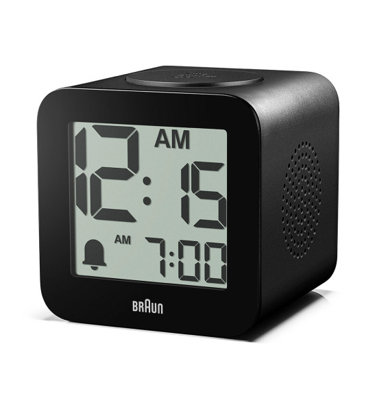 BRAUN BRAUN BC25BP SİYAH TIME SPEAKING DİJİTAL ALARMLI MASA SAATi