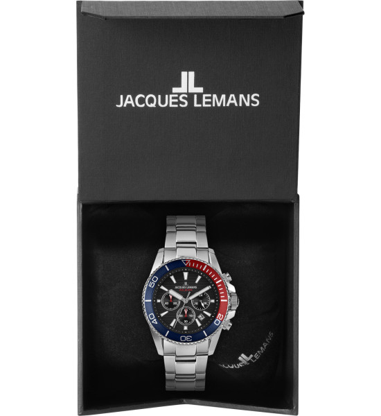 JACQUES LEMANS JACQUES LEMANS 1-2206J LIVERPOOL DIVER ERKEK KOL SAATİ