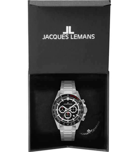 JACQUES LEMANS JACQUES LEMANS 1-2207A LIVERPOOL CHRONOGRAPH ERKEK KOL SAATİ