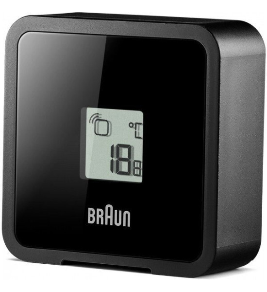 BRAUN BRAUN BNC013BK-RC HAVA İSTASYONLU MASA SAATİ SİYAH