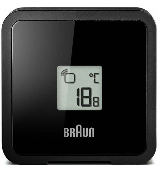BRAUN BRAUN BNC013BK-RC HAVA İSTASYONLU MASA SAATİ SİYAH
