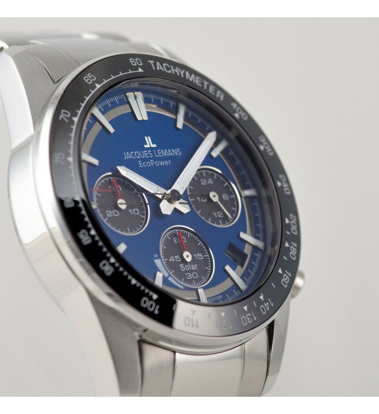 JACQUES LEMANS JACQUES LEMANS ANNIVERSARY ECO POWER 50-1C ERKEK KOL SAATİ