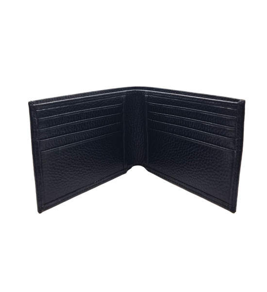 ALC Collection Hakiki Deri Klasik Yatay Erkek Cüzdan (Siyah)