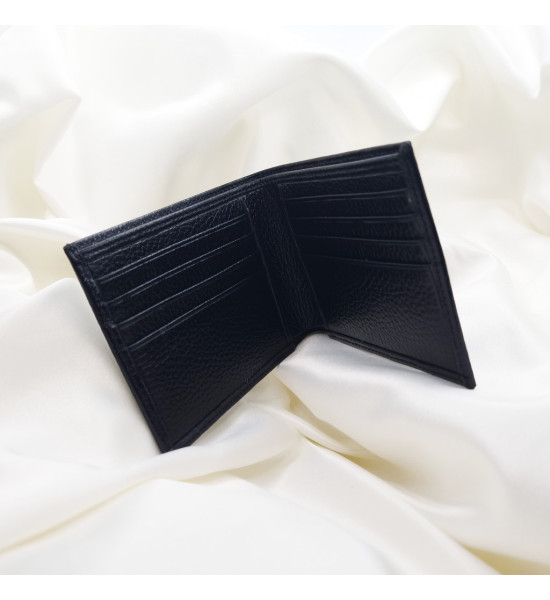 ALC Collection Hakiki Deri Klasik Yatay Erkek Cüzdan (Siyah)