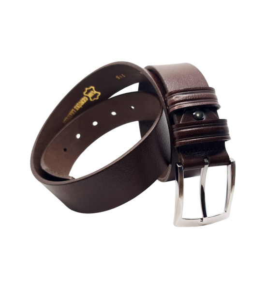 Hediyelik Hakiki Deri Erkek Aksesuar Seti (Kemer, Cüzdan, Kartlık)