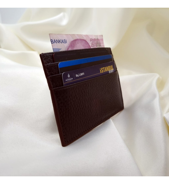 Hediyelik Hakiki Deri Erkek Aksesuar Seti (Kemer, Cüzdan, Kartlık)